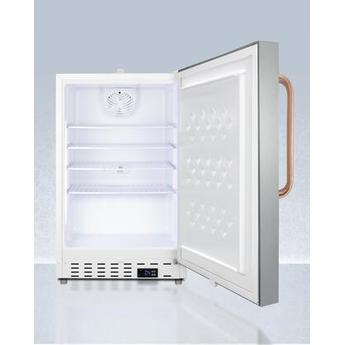 AccuCold ADA404REFSSTBC 20 Inch Counter Depth Compact Refrigerator, in Stainless Steel — thumbnail 3