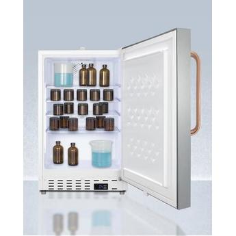 AccuCold ADA404REFSSTBC 20 Inch Counter Depth Compact Refrigerator, in Stainless Steel — thumbnail 4