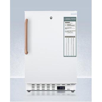 AccuCold ADA404REFTBC 20 Inch Counter Depth Compact Refrigerator, in White