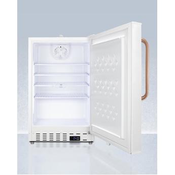 AccuCold ADA404REFTBC 20 Inch Counter Depth Compact Refrigerator, in White — thumbnail 3