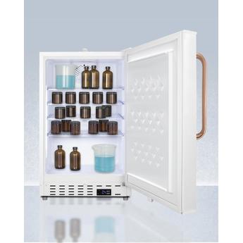 AccuCold ADA404REFTBC 20 Inch Counter Depth Compact Refrigerator, in White — thumbnail 4