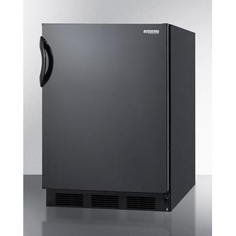 AccuCold AL752BK 24 Inch Counter Depth Compact Refrigerator, in Black — thumbnail 2