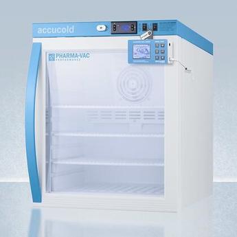 AccuCold ARG1PVDL2B  18 Inch Counter Depth Compact Refrigerator, in White — thumbnail 2