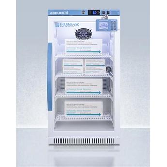 AccuCold ARG31PVBIADADL2B 20 Inch Counter Depth Compact Refrigerator, in White — thumbnail 3