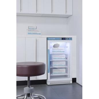 AccuCold ARG31PVBIADADL2B 20 Inch Counter Depth Compact Refrigerator, in White — thumbnail 4