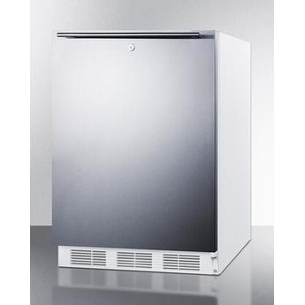 AccuCold CT66LWBISSHHADA  24 Inch Counter Depth Compact Refrigerator, in Stainless Steel — thumbnail 2