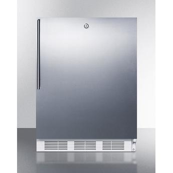 AccuCold CT66LWBISSHVADA  24 Inch Counter Depth Compact Refrigerator, in Stainless Steel