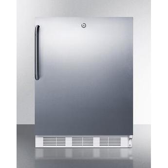 AccuCold CT66LWCSSADA  24 Inch Counter Depth Compact Refrigerator, in Stainless Steel