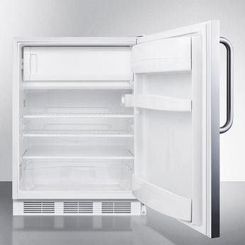 AccuCold CT66LWCSSADA  24 Inch Counter Depth Compact Refrigerator, in Stainless Steel — thumbnail 3