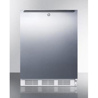AccuCold CT66LWSSHHADA  24 Inch Counter Depth Compact Refrigerator, in Stainless Steel