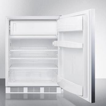 AccuCold CT66LWSSHHADA  24 Inch Counter Depth Compact Refrigerator, in Stainless Steel — thumbnail 3