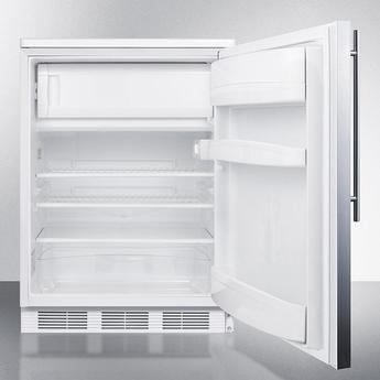 AccuCold CT66LWSSHV  24 Inch Counter Depth Compact Refrigerator, in Stainless Steel — thumbnail 3