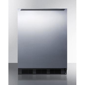 AccuCold FF6BKBI7SSHH  24 Inch Counter Depth Compact Refrigerator, in Stainless Steel