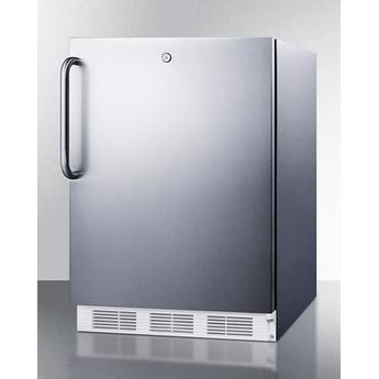 AccuCold FF6LW7CSSADA  24 Inch Counter Depth Compact Refrigerator, in Stainless Steel — thumbnail 2