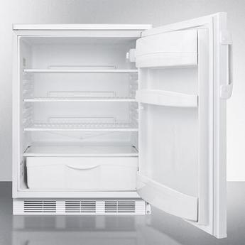 AccuCold FF6LW  24 Inch Counter Depth Compact Refrigerator, in White — thumbnail 3