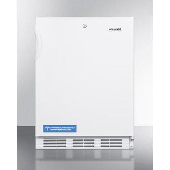 AccuCold FF6LWADA  24 Inch Counter Depth Compact Refrigerator, in White