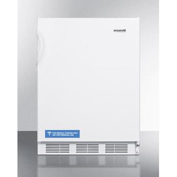 AccuCold FF6WBI7ADA  24 Inch Counter Depth Compact Refrigerator, in White
