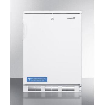 AccuCold FF7LW  24 Inch Counter Depth Compact Refrigerator, in White