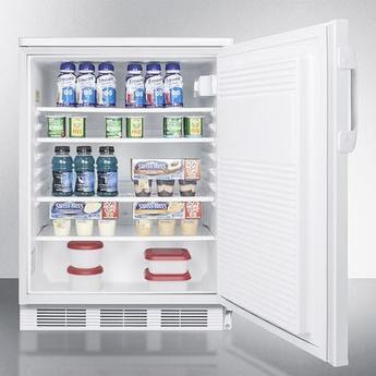 AccuCold FF7LW  24 Inch Counter Depth Compact Refrigerator, in White — thumbnail 4