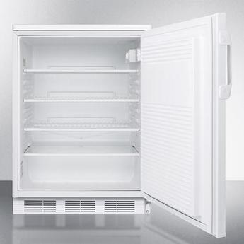 AccuCold FF7LWBI 24 Inch Counter Depth Compact Refrigerator, in White — thumbnail 3