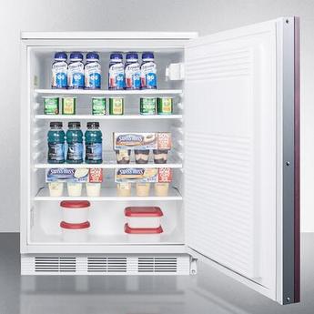 AccuCold FF7LWBIIF  24 Inch Counter Depth Compact Refrigerator, in Panel Ready — thumbnail 4