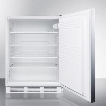 AccuCold FF7LWBISSHHADA  24 Inch Counter Depth Compact Refrigerator, in Stainless Steel — thumbnail 3