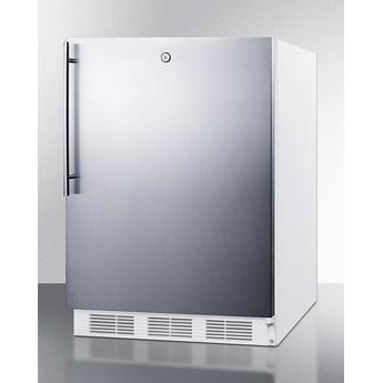 AccuCold FF7LWBISSHVADA 24 Inch Counter Depth Compact Refrigerator, in Stainless Steel — thumbnail 4