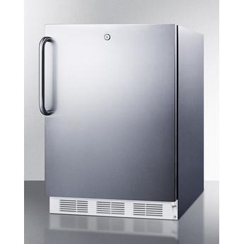 AccuCold FF7LWCSSADA  24 Inch Counter Depth Compact Refrigerator, in Stainless Steel — thumbnail 2