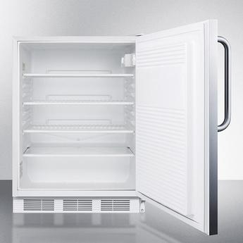AccuCold FF7LWCSSADA  24 Inch Counter Depth Compact Refrigerator, in Stainless Steel — thumbnail 3