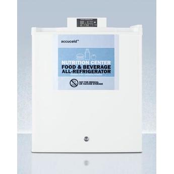 AccuCold FFAR25L7NZ  17 Inch Counter Depth Compact Refrigerator, in White