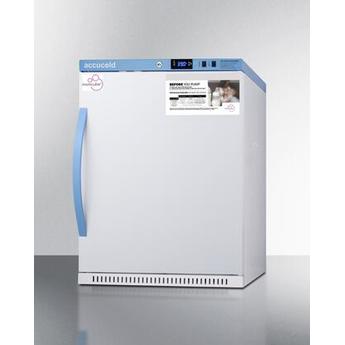AccuCold MLRS62BIADAMCLK MOMCUBE Series 24 Inch Counter Depth Compact Refrigerator, in White — thumbnail 3