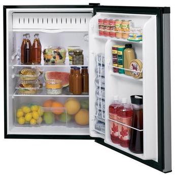 GE 24 Inch Counter Depth Compact Refrigerator, in Stainless Steel — thumbnail 2
