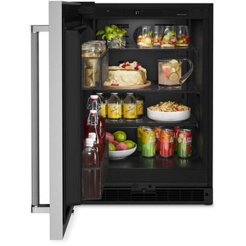 Kitchen Aid KURL114KSB 24 Inch Freestanding or Built-In Counter Depth Compact Refrigerator — thumbnail 5