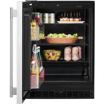 KitchenAid 24 Inch 5 Cu. Ft. Undercounter Refrigerator: Stainless Steel — thumbnail 4