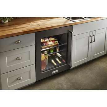 Kitchen Aid KURL314KBS 24 Inch Freestanding or Built-In Counter Depth Compact Refrigerator — thumbnail 6