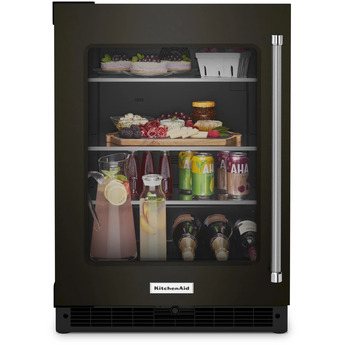 Kitchen Aid KURL314KBS 24 Inch Freestanding or Built-In Counter Depth Compact Refrigerator — thumbnail 9