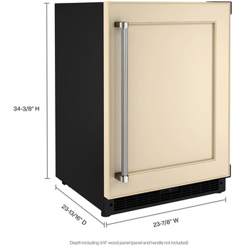 Kitchen Aid KURR114KPA 24 Inch Freestanding or Built-In Counter Depth Compact Refrigerator — thumbnail 6