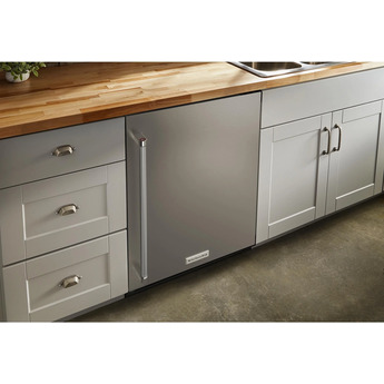 Kitchen Aid KURR114KSB 24 Inch Freestanding or Built-In Counter Depth Compact Refrigerator — thumbnail 10