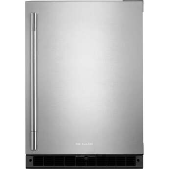 KitchenAid 24 Inch 5 Cu. Ft. Undercounter Refrigerator: Black On Stainless