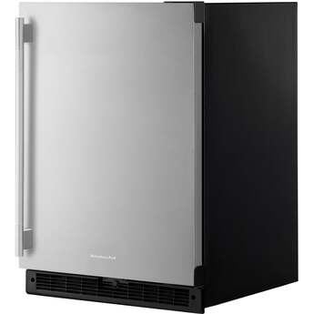 KitchenAid 24 Inch 5 Cu. Ft. Undercounter Refrigerator: Black On Stainless — thumbnail 7