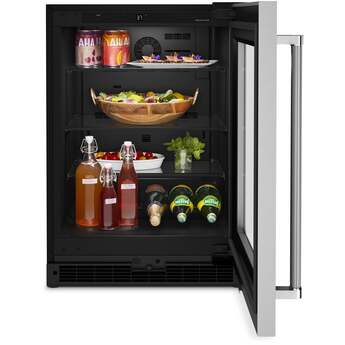 Kitchen Aid KURR214KSB 24 Inch Freestanding or Built-In Counter Depth Compact Refrigerator — thumbnail 13