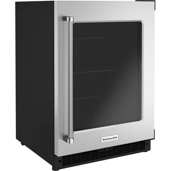 Kitchen Aid KURR214KSB 24 Inch Freestanding or Built-In Counter Depth Compact Refrigerator — thumbnail 3