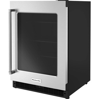 Kitchen Aid KURR214KSB 24 Inch Freestanding or Built-In Counter Depth Compact Refrigerator — thumbnail 4