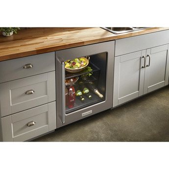 Kitchen Aid KURR214KSB 24 Inch Freestanding or Built-In Counter Depth Compact Refrigerator — thumbnail 9