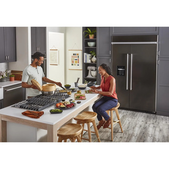 Kitchen Aid KURR314KBS 24 Inch Freestanding or Built-In Counter Depth Compact Refrigerator — thumbnail 25