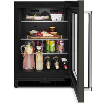 Kitchen Aid KURR314KBS 24 Inch Freestanding or Built-In Counter Depth Compact Refrigerator — thumbnail 9