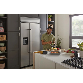 Kitchen Aid KURR314KSS 24 Inch Freestanding or Built-In Counter Depth Compact Refrigerator — thumbnail 26