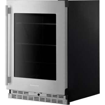 KitchenAid 24 Inch 5 Cu. Ft. Undercounter Refrigerator: Stainless Steel — thumbnail 2