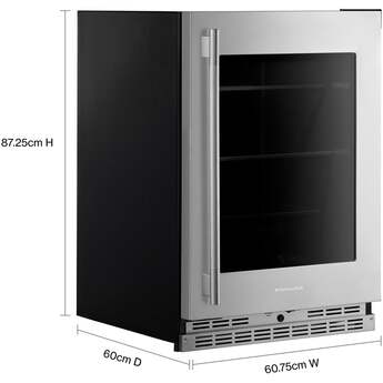 KitchenAid 24 Inch 5 Cu. Ft. Undercounter Refrigerator: Stainless Steel — thumbnail 6