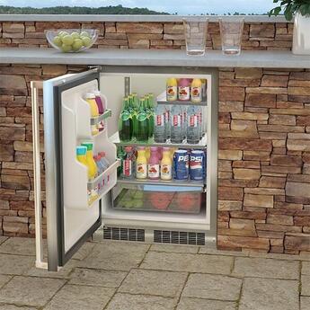 Marvel MORE224SS51A 24 Inch Counter Depth Compact Refrigerator, in Stainless Steel — thumbnail 4